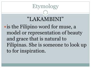 lakambini.net|Lakambini: monolingual Tagalog definition of the word lakambini..